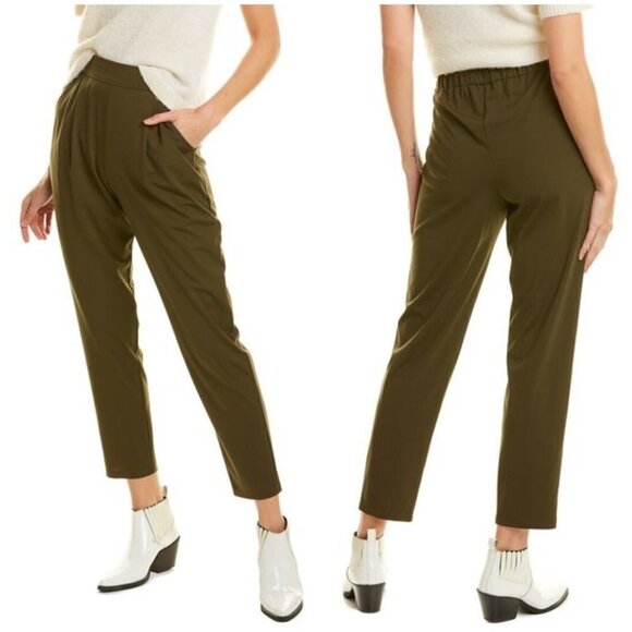 💕TRINA TURK💕 Sky Pant ~ Lounge Knit Olive Green XL NWT - Picture 1 of 16